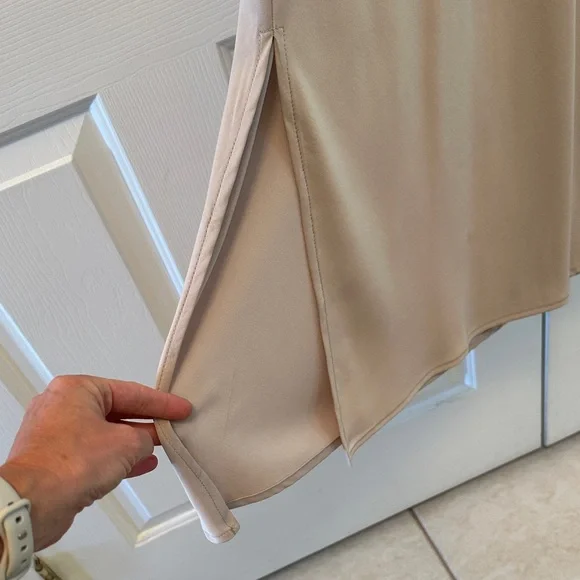 a new day Women's Midi Slip Dress in Taupe - Picture 2 of 3